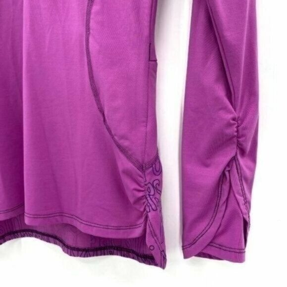 Title Nine Pink Graphic Inspiration Barbie 1/4 Zip XS Running Paradigm Pullover - Picture 4 of 11